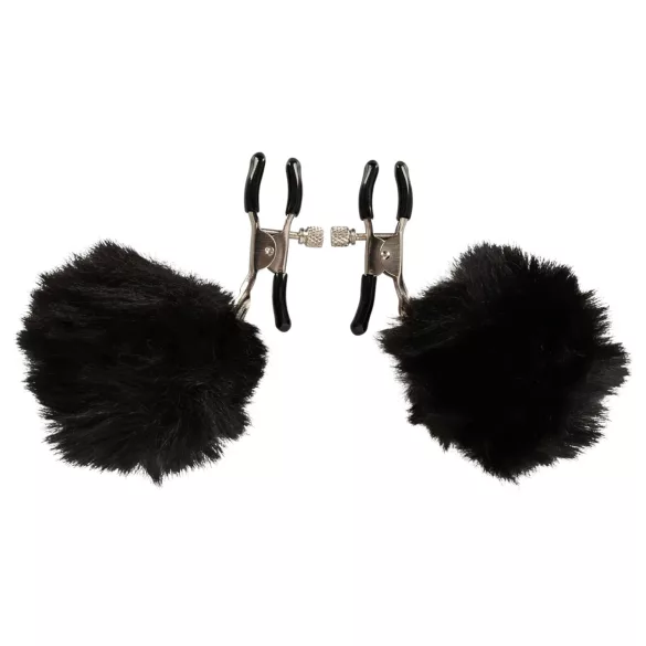 Magic Shiver - spenelių spaustukai - juodi - ekologiška pakuotė