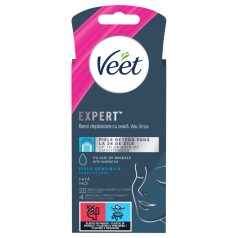   Veet Expert - depiliacinės juostelės jautriai odai - 20 vnt