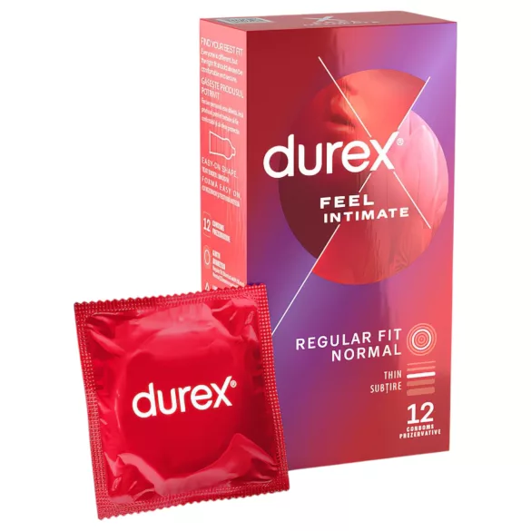 Durex Feel Intimate - ploni prezervatyvai - 2x12 vnt. pakuotė