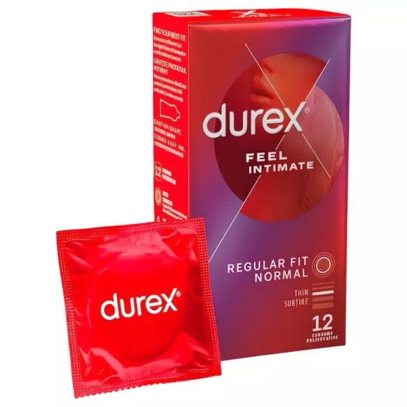 Durex Feel Intimate - ploni prezervatyvai - 2x12 vnt. pakuotė