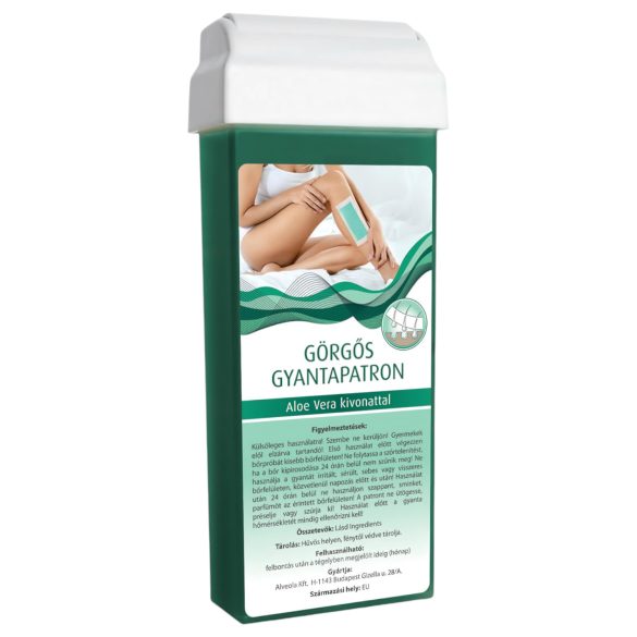 Aloe Vera vaško kasetė su plačiu voleliu (100ml)