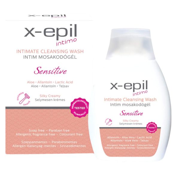 X-Epil Intimo Sensitive - intymus prausimosi gelis (250 ml)