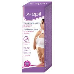 X-Epil - depiliacinis kremas veidui ir bikinio zonai - 40 ml