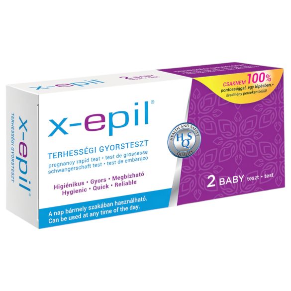 X-Epil - nėštumo greitasis testas (2 vnt.)