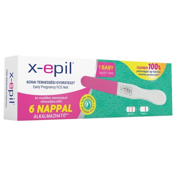 X-Epil ankstyvas nėštumo testas (1 vnt.)