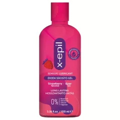 X-Epil - lubrikantas - braškių skonis - 100 ml