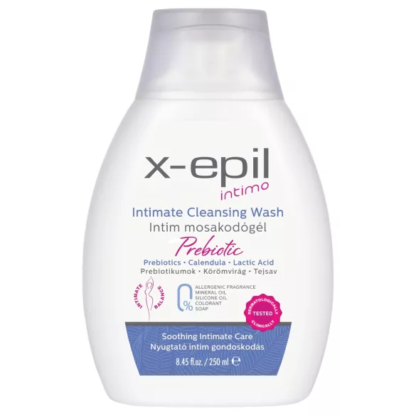 X-Epil Intimo Prebiotic - intymus prausiklis - prebiotikai - 250 ml