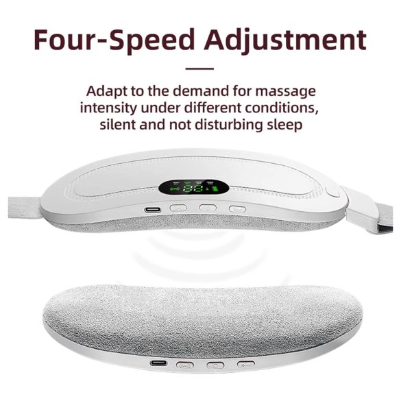 EMS - masažinis diržas menstruacijoms - akumuliatorinis - baltas