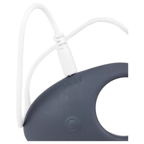 Desirel Halo - vibruojantis penio žiedas - juodas