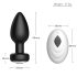 Desirel Easy Obsidian - įkraunamas radijo analinis vibratorius (juodas)