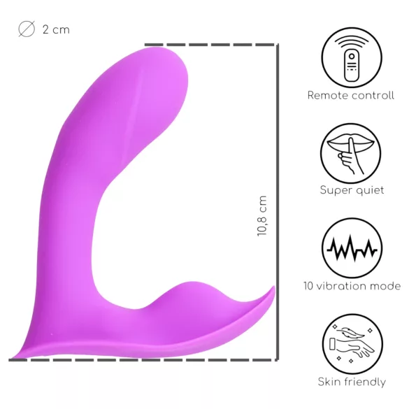 Desirel Insider - G taško ir prostatos vibratorius - violetinis