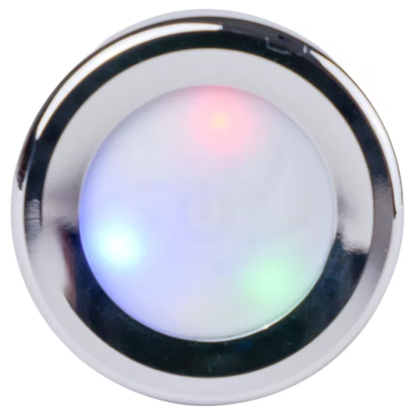 Desirel GlowPlug - analinis kaištis su šviesa - mažas - sidabrinis