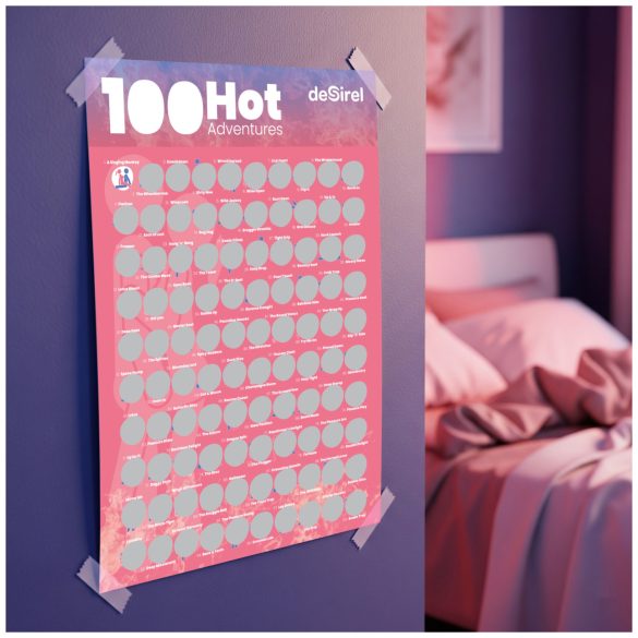 Desirel - sekso pozų nutrinamas plakatas - porų žaidimas