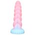 OgazR - šviečiantis vienaragio dildo - 22cm (vaivorykštė)