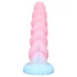 OgazR - šviečiantis vienaragio dildo - 22 cm - vaivorykštinis