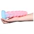 OgazR - šviečiantis vienaragio dildo - 22 cm - vaivorykštinis