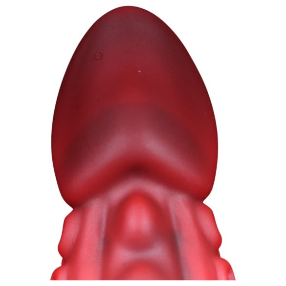 OgazR - dildo polipo forma - 19 cm - raudonas