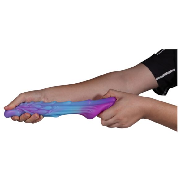 OgazR - šviečiantis drakono dildo - 22cm - violetinė rožinė