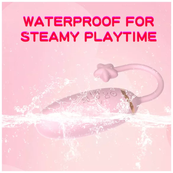 Funny Me - vibruojantis kiaušinėlis - rožinis - išmanus