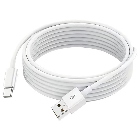 USB Type-C įkrovimo laidas - baltas