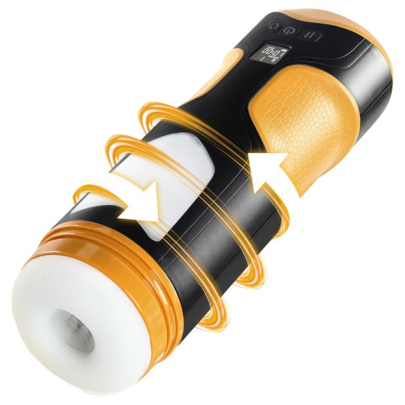 Lonely - vibratorinis masturbatorius vyrams - sukasi ir juda - juodas