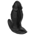 Kangvo - magnetinis pripučiamas silikoninis dildo (juodas)