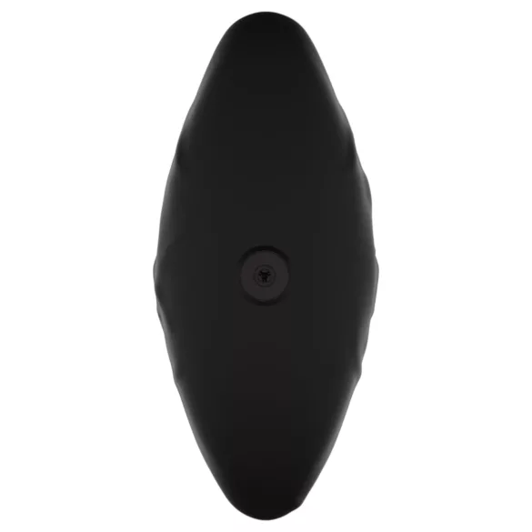 Kangvo - magnetinis pripučiamas silikoninis dildo (juodas)