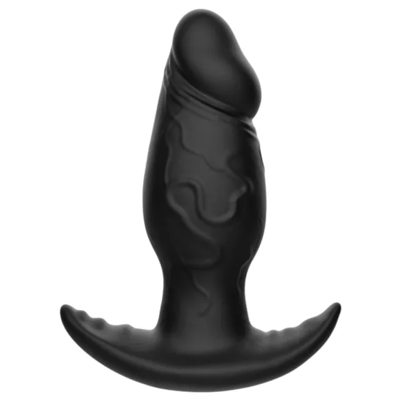 Kangvo - magnetinis pripučiamas fantazijos dildo, didelis (juodas)