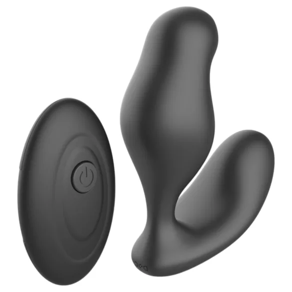 Mroow - prostatos vibratorius su nuotolinio valdymo pulteliu (juodas)