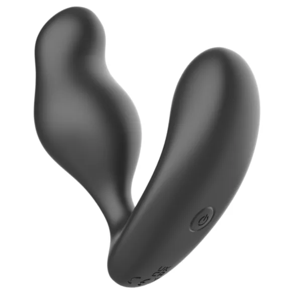 Mroow - prostatos vibratorius su nuotolinio valdymo pulteliu (juodas)