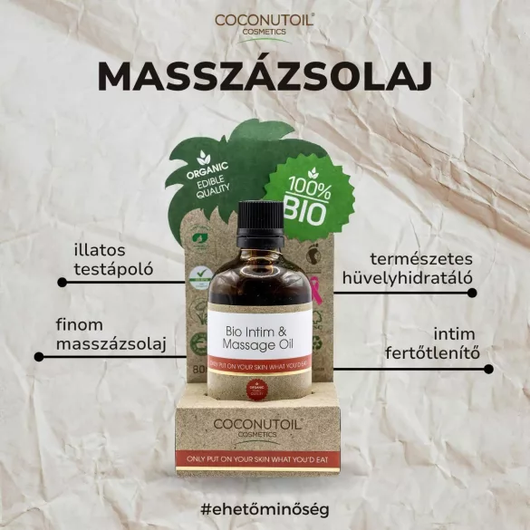 Coconutoil - intymus ir masažo aliejus - bio - 80ml