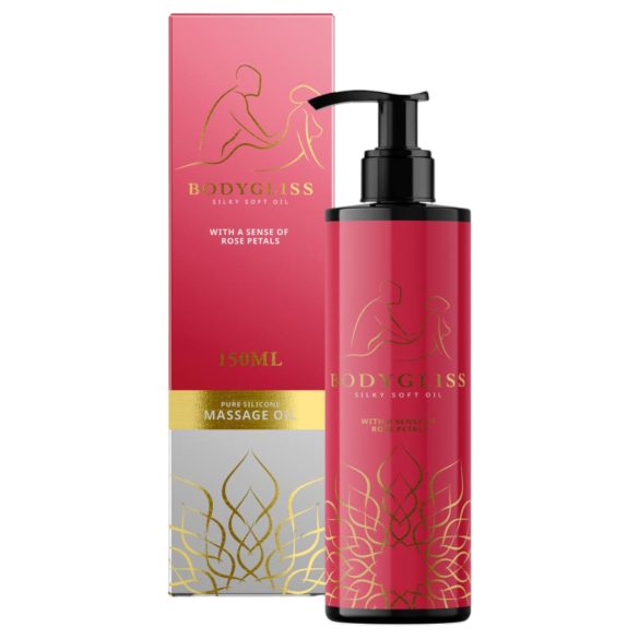 BodyGliss - masažo aliejus ir lubrikantas - rožė (150ml)