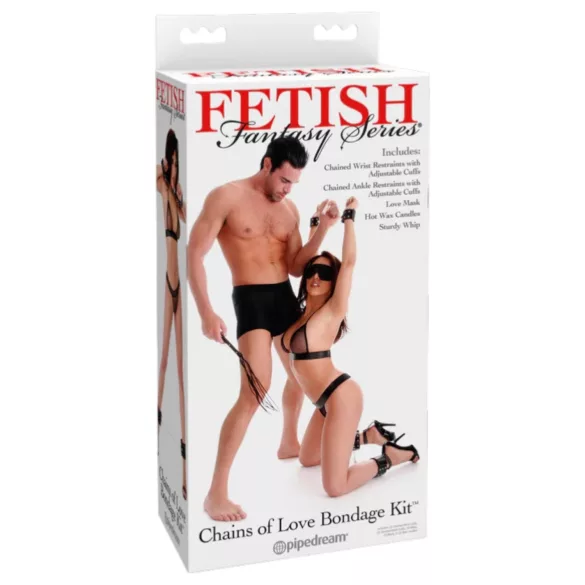 Fetish Fantasy - bondage rinkinys - juodas