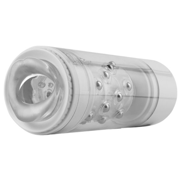 PDX Roto-Bator - vibruojantis burnos masturbatorius - baltas