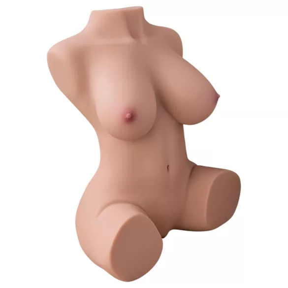XISE Dania - masturbatorius torso - stūmimo funkcija - kūno spalva