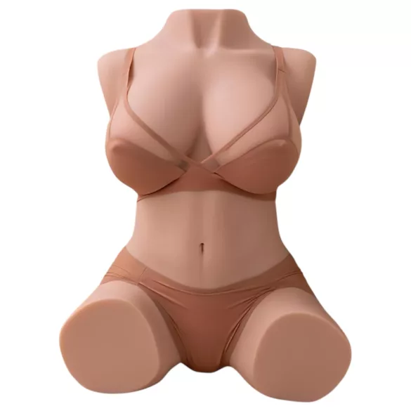 XISE Dania - masturbatorius torso - stūmimo funkcija - kūno spalva
