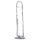 Addiction Crystal - skaidri siurbtukinė dildo - 20cm