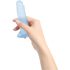 Addiction Coctails - mėlynas dildo su siurbtuku