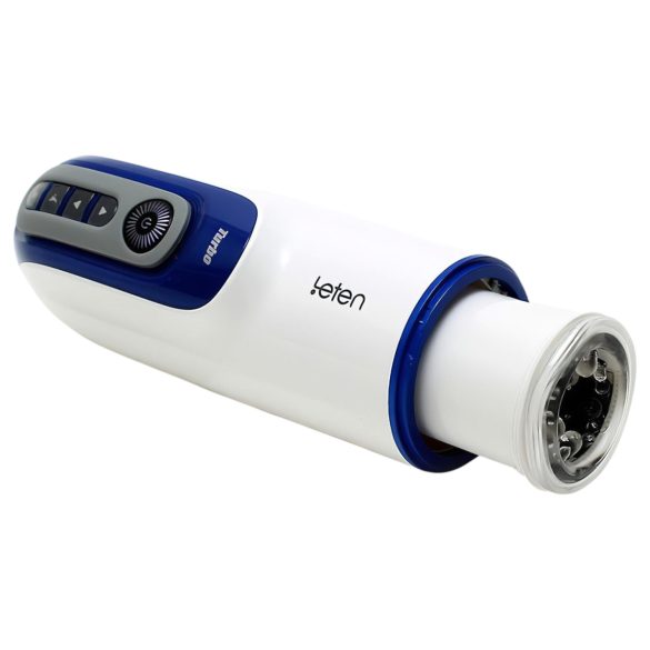 Leten SM390 - masturbatorius vyrams su garsais ir šildymu - baltas