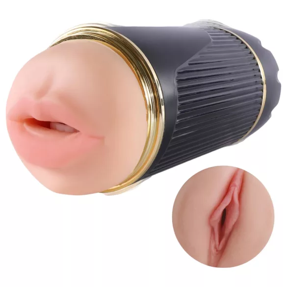 Lonely - masturbatorius burna ir vagina - natūrali, juoda