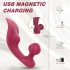 Sex HD Chomper - klitorio ir analinis vibratorius - raudonas
