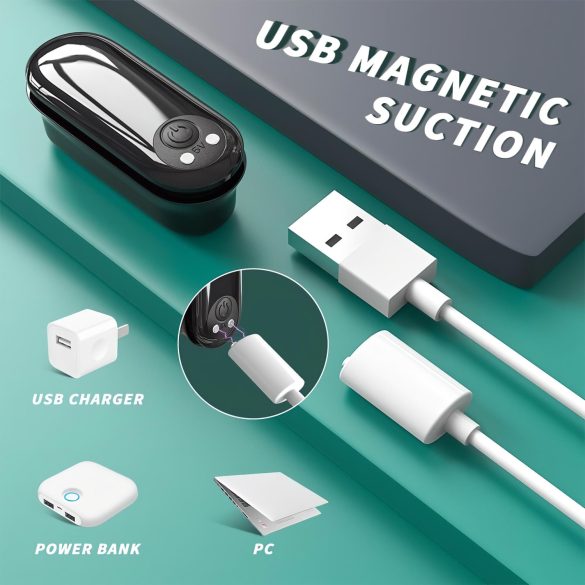 Sex HD - akumuliatorinis, nuotolinis 4 dalių vibratorius (žalias)