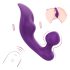 Seksas HD Chomper - vandeniui atsparus klitorio ir analinis vibratorius (violetinis)