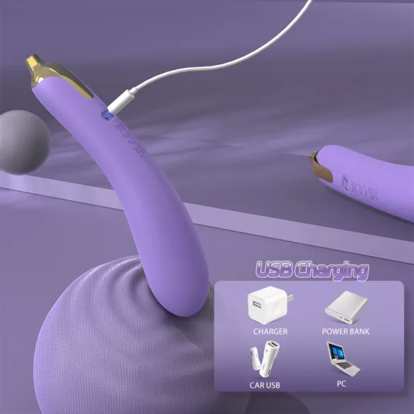 Sex HD - vibratorius - didelis - violetinės spalvos