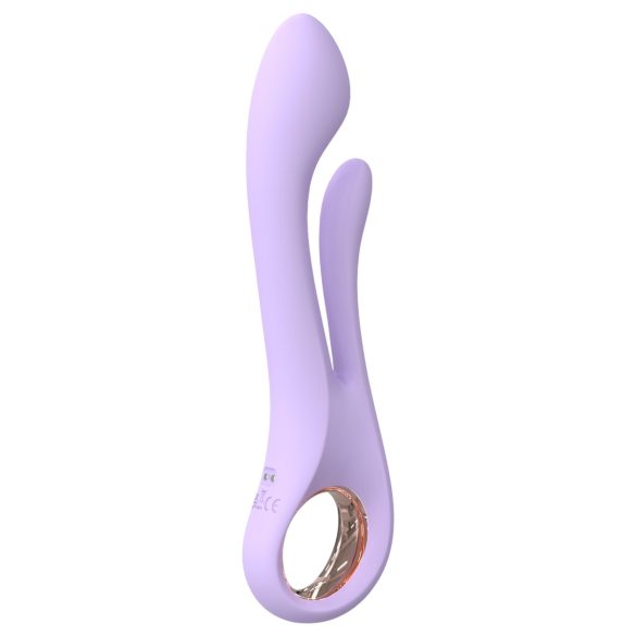 Kaethe vibratorius su klitorio rankena (violetinis)