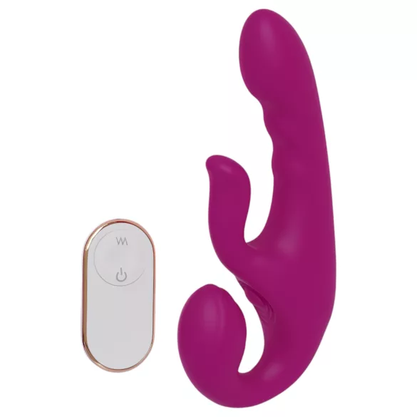 SEX HD Co-op Bliss - prisegamas vibratorius su klitoriui - violetinis