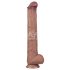 Lovetoy - dvigubo sluoksnio XXL dildo - 36,5 cm - (natūralus)
