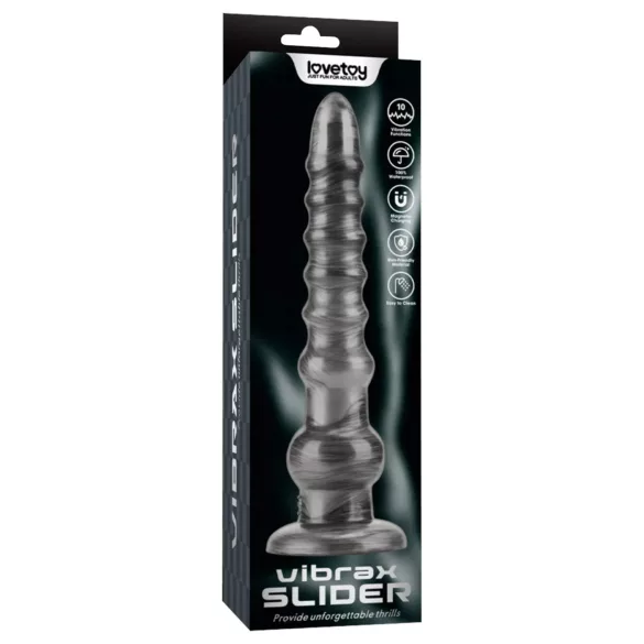 Lovetoy King Sized - didelis vibratorius - 32 cm - pilkas