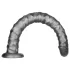 Lovetoy King Sized - didelis vibratorius - 40,5 cm - pilkas