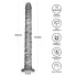 Lovetoy King Sized - didelis vibratorius - 40,5 cm - pilkas
